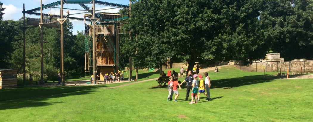 Condover Hall High Ropes and Surroundings