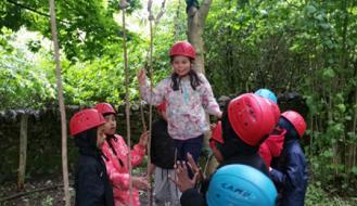 Pleasant Street Primary School low ropes