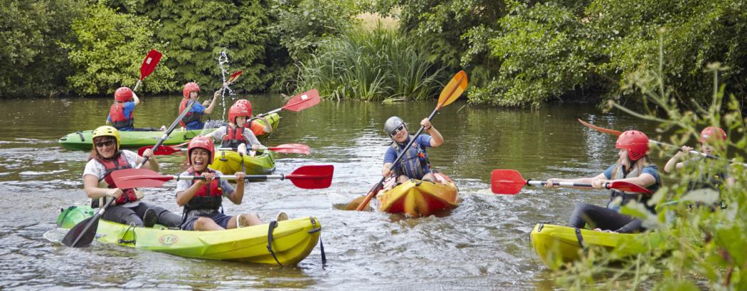 Group using sit on top kayaks | JCA