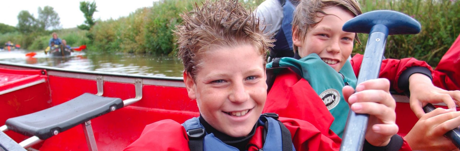 Lake Canoeing with children