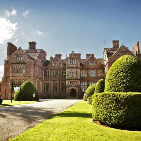 Children enjoying the high ropes at Condover Hall