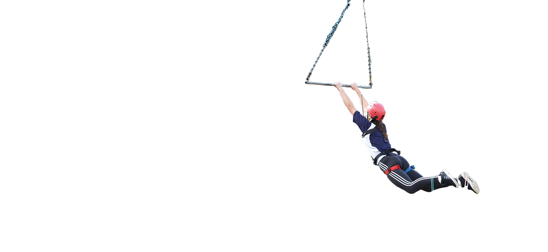 Swinging through the trees